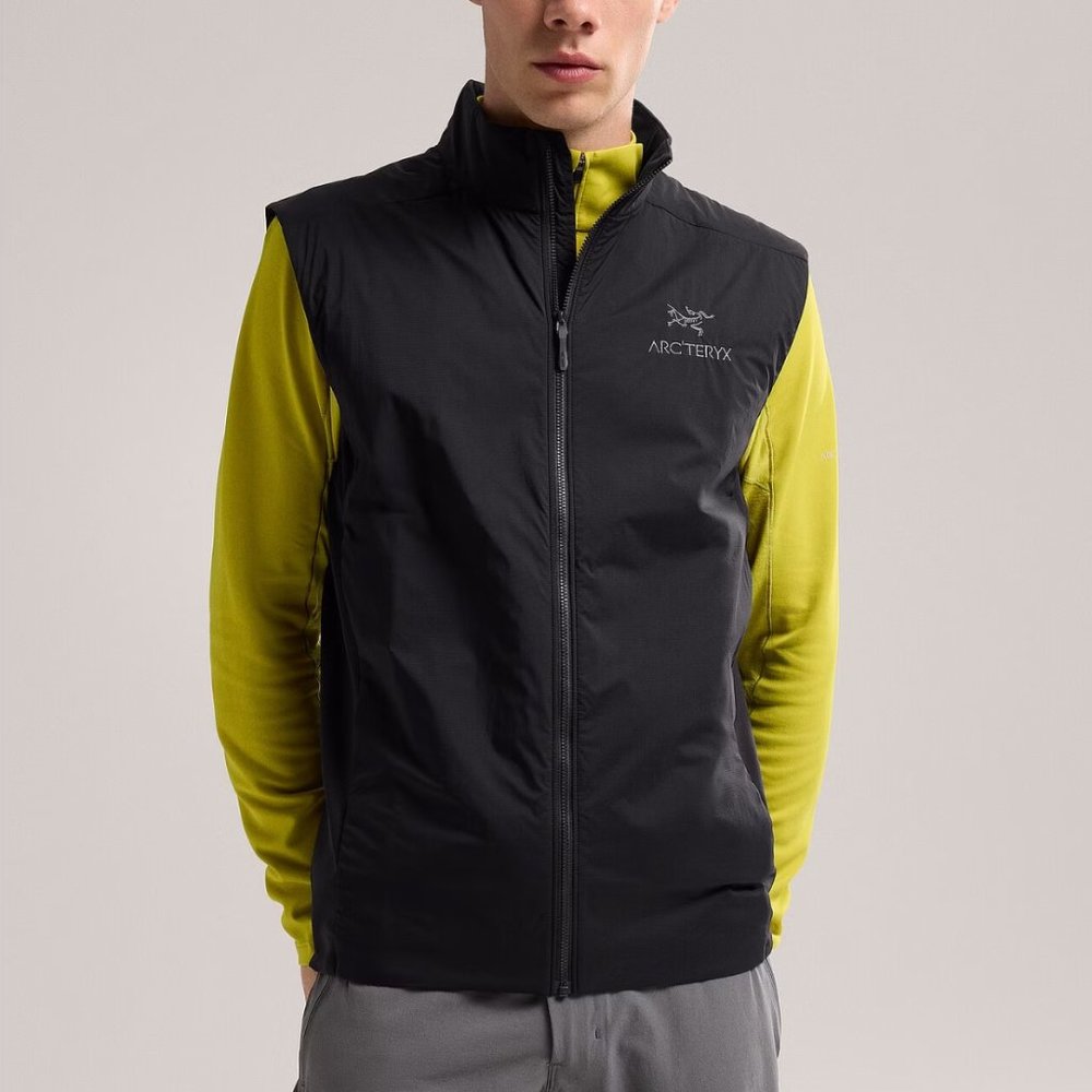 Arc'Teryx Arcteryx light atom sleeveless vest in black sz L